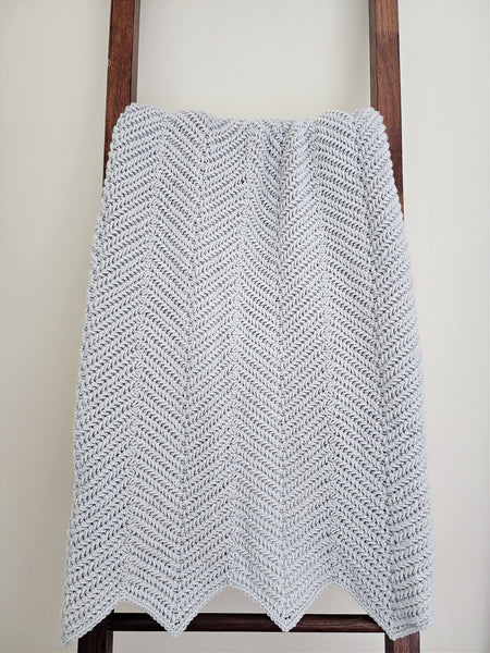 Crochet Kit - Herringbone Single Crochet Ripple Blanket