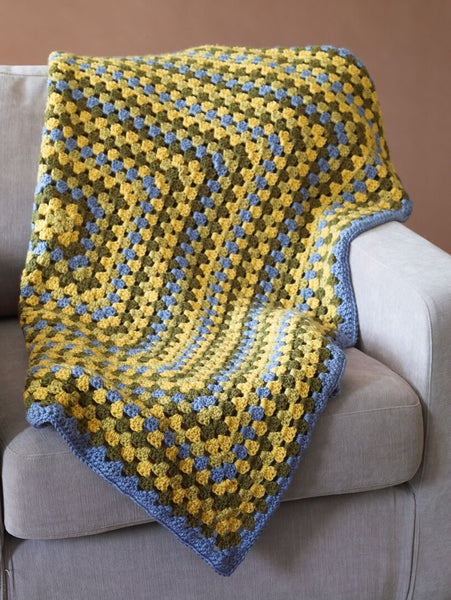 Afghan Squared Pattern Crochet Pattern