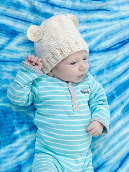 Royal Baby Bear Hat Free Knitting Pattern