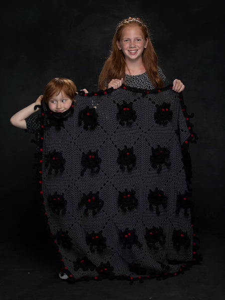 Spooky Spider Afghan Crochet Pattern