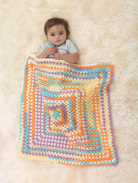 Happy Colors Baby Afghan (Crochet)