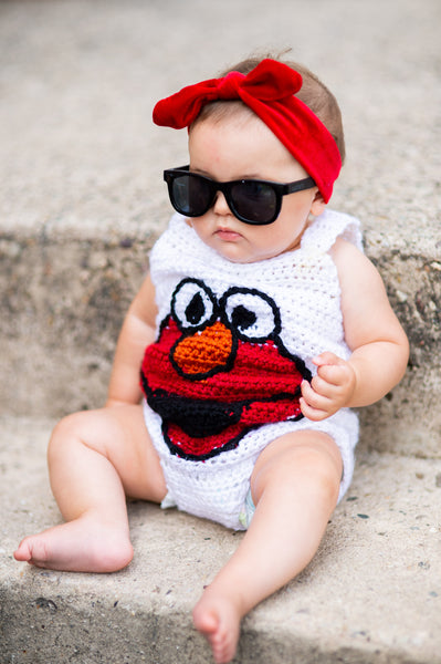 Elmo Romper Crochet Pattern