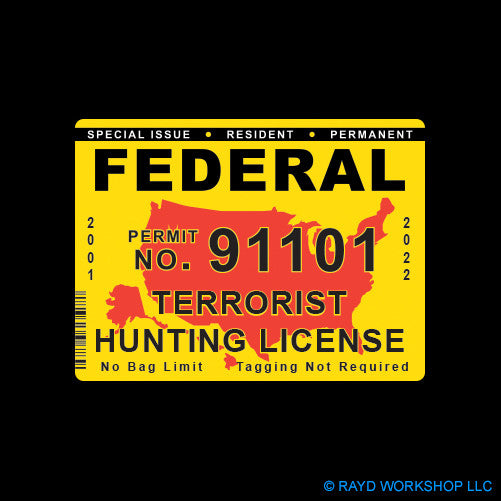 Federal Terrorist Hunting Permit