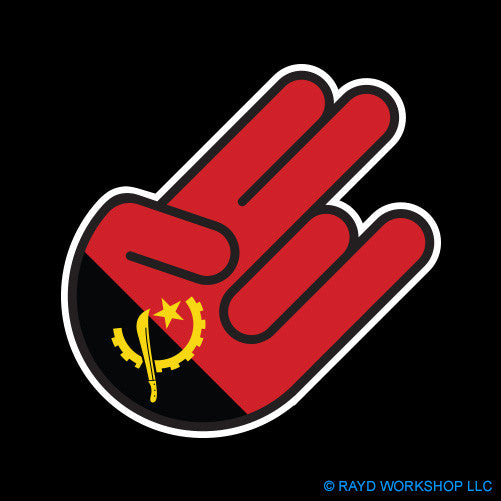 Angolan Shocker Self Adhesive Sticker