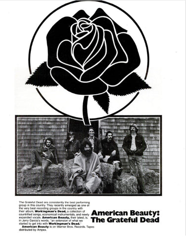 Grateful Dead Billboard Ad for American Beauty 1970