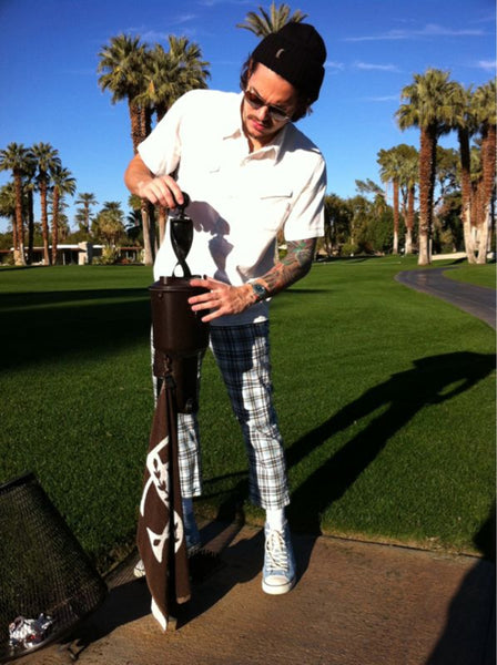 John Mayer playing golf