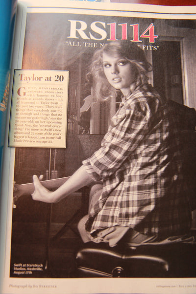 Taylor Swift Gearing up for sales in 30 September 2010 Rolling Stone using John's name and likeness, dressed like John Mayer from his "Who Says" video November 2009 to publicly place herself in John's New York apartment even as John had said the entire time he was not interested in her