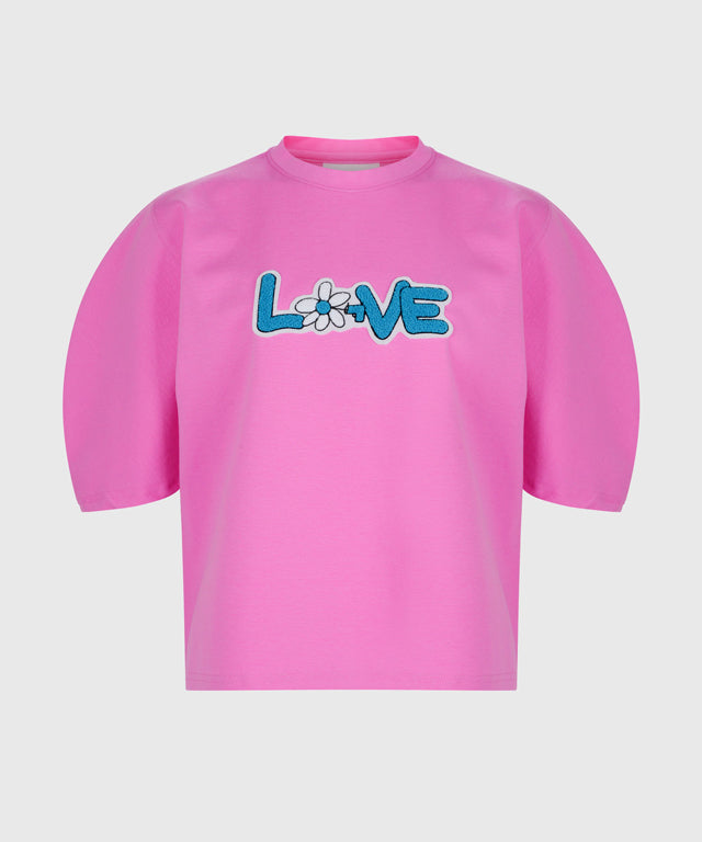 Vind Opdagelse Egenskab KANDINI Love Patch T-shirt - Pink– Sokim