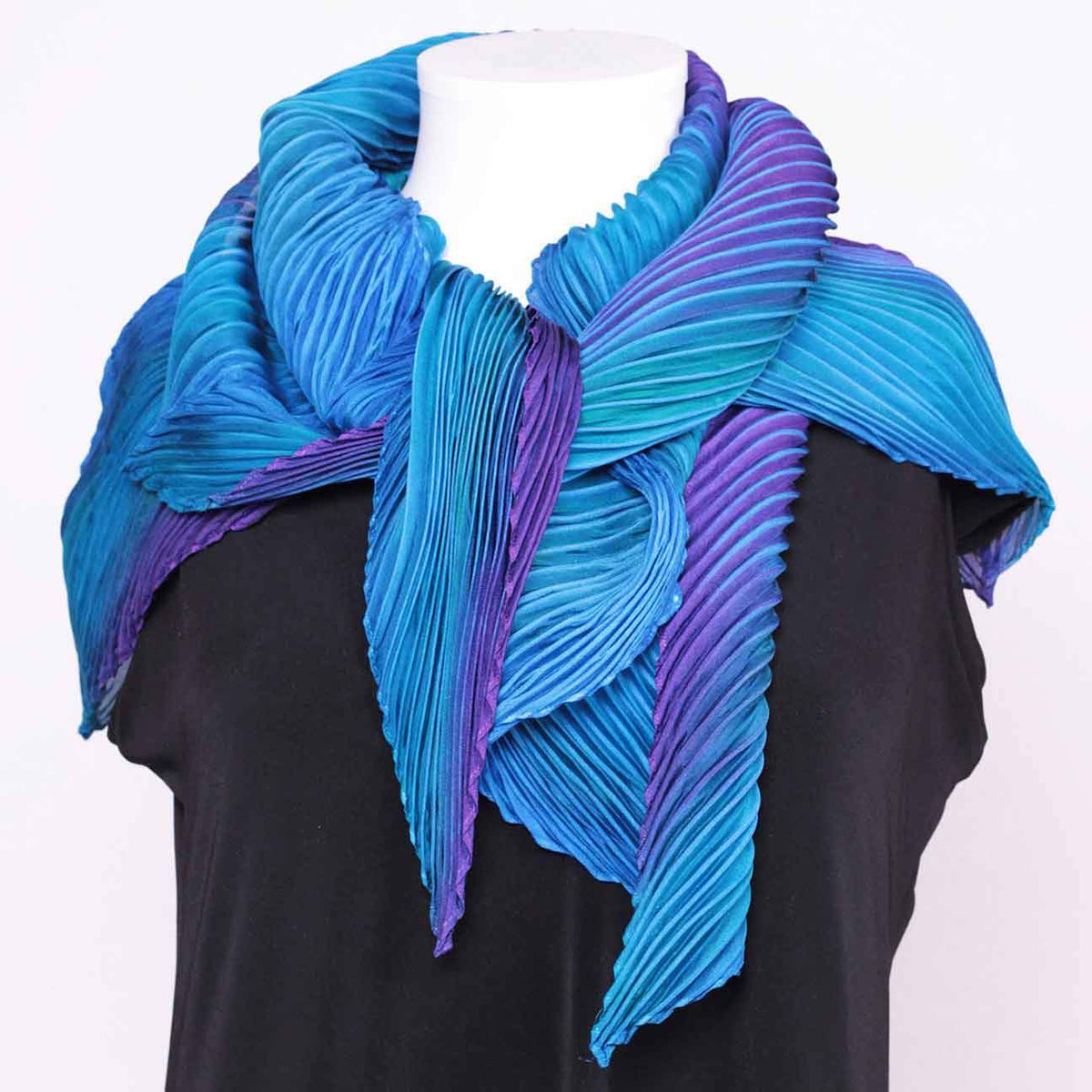 turquoise scarf