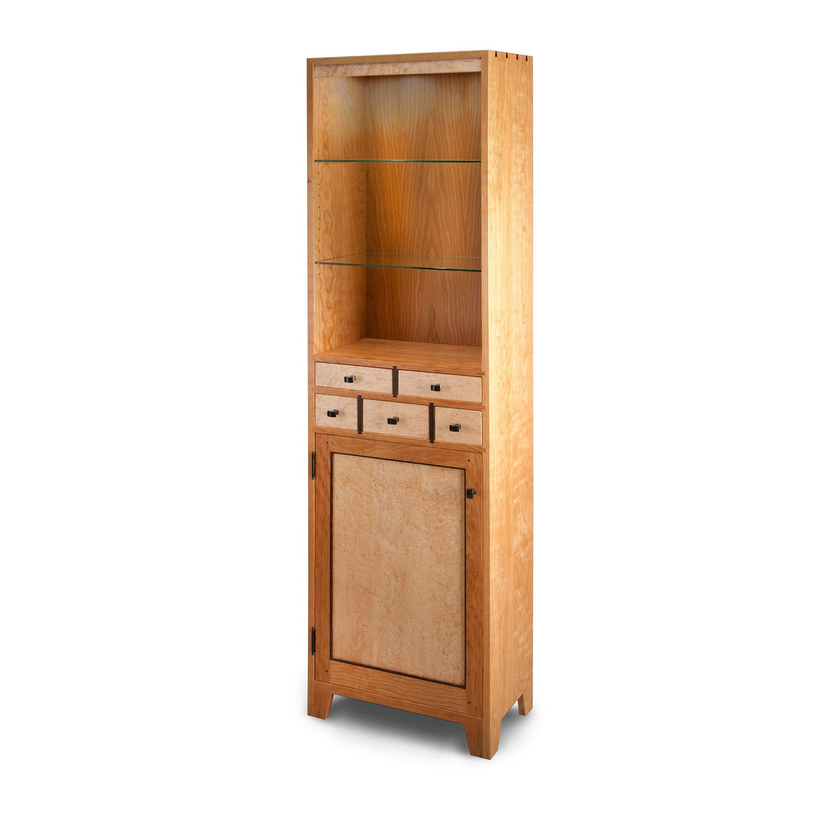 Thomas William Furniture Curio Cupboard Shaker Style Keepsake