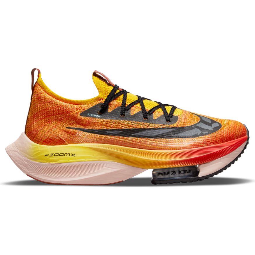 Nike Men/Womens Air Zoom Next% Ekiden (Amarillo/Black Magm – The Happy Runner