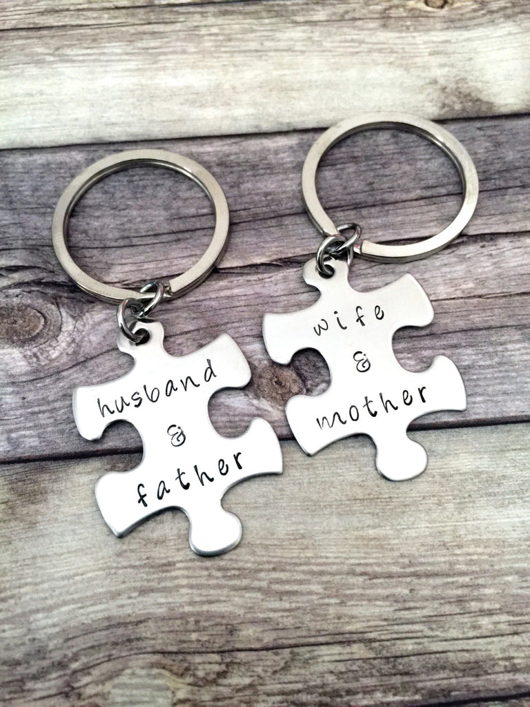 husband and wife keychains