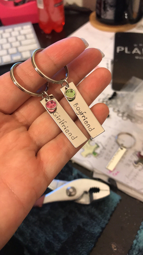 boyfriend girlfriend keychain