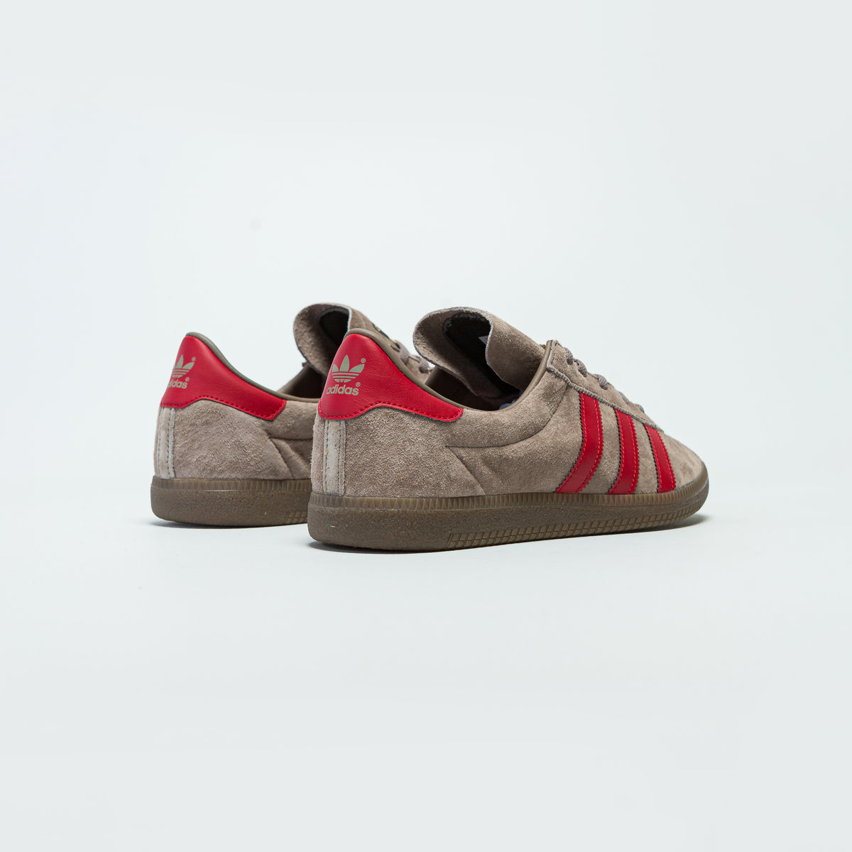 grey red adidas