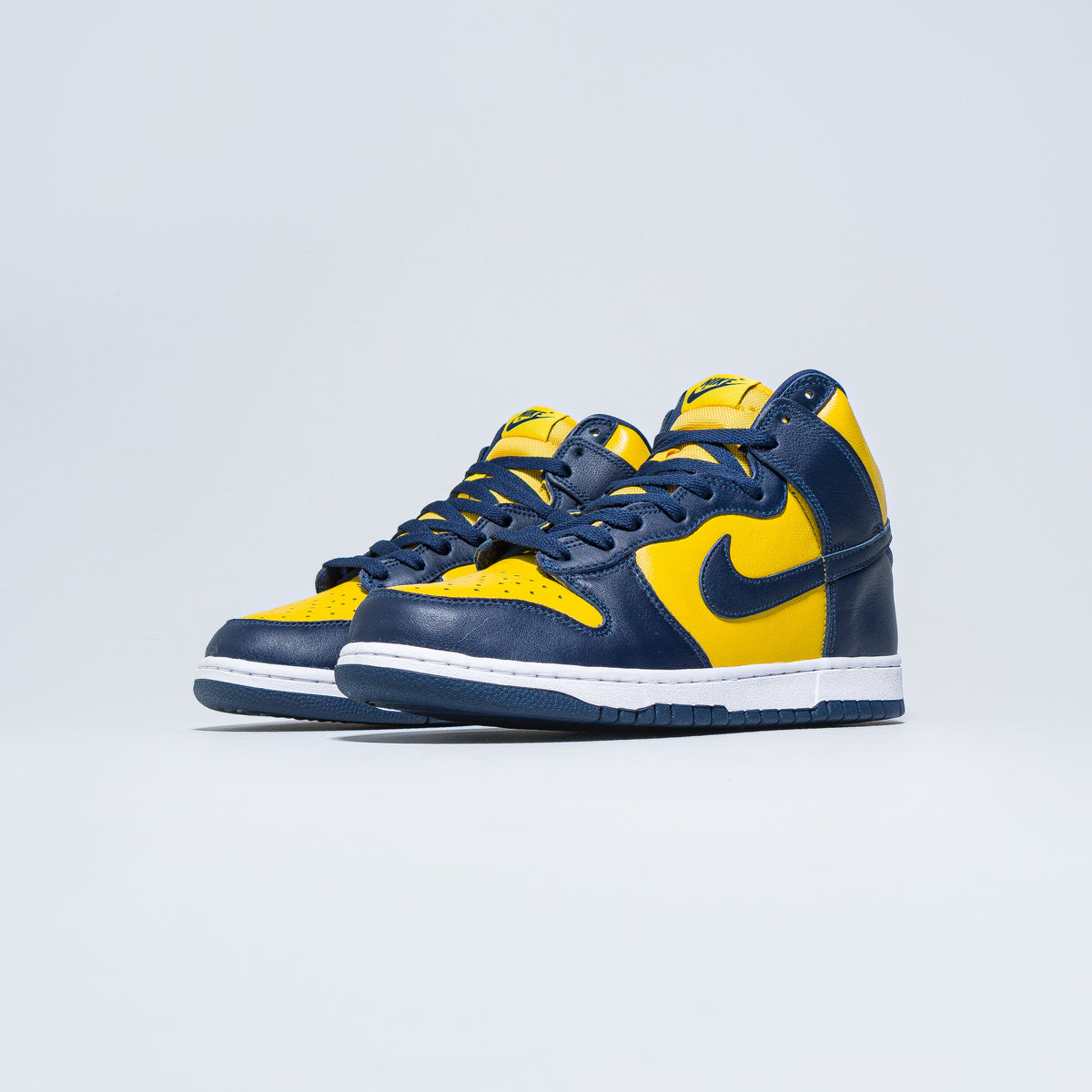 nike dunk high yellow blue