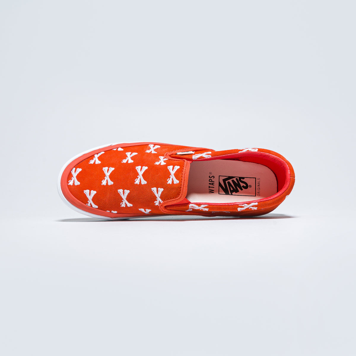 slip on vans orange