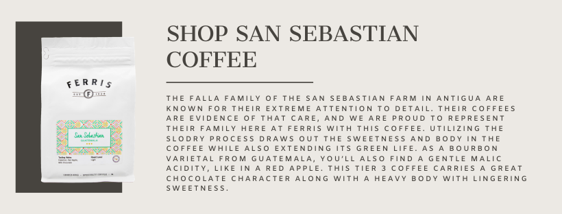coffee packaging of san sebastian coffee