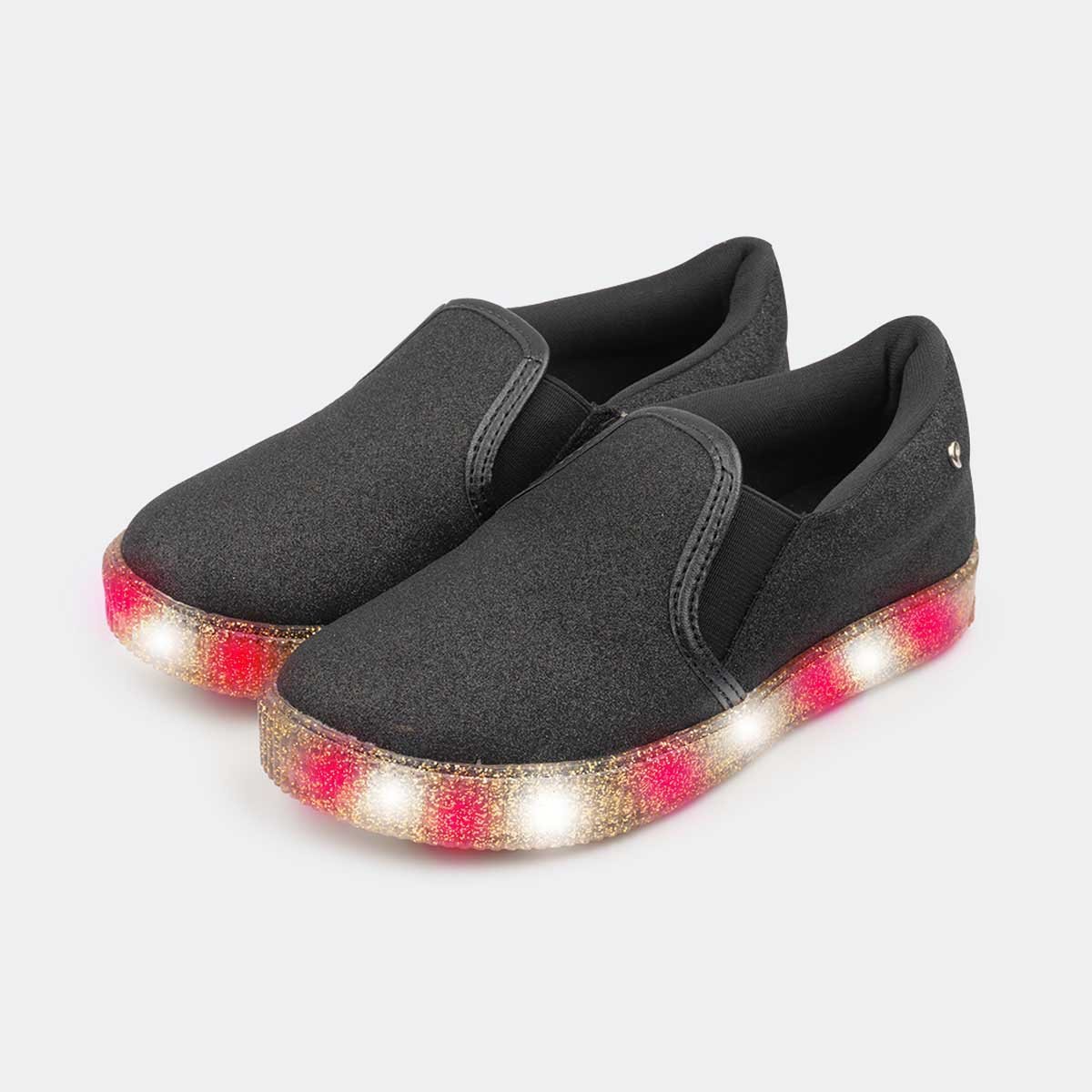 slip on dourado infantil