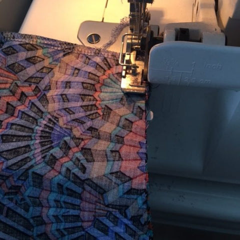Cucire kimono maglia scollo
