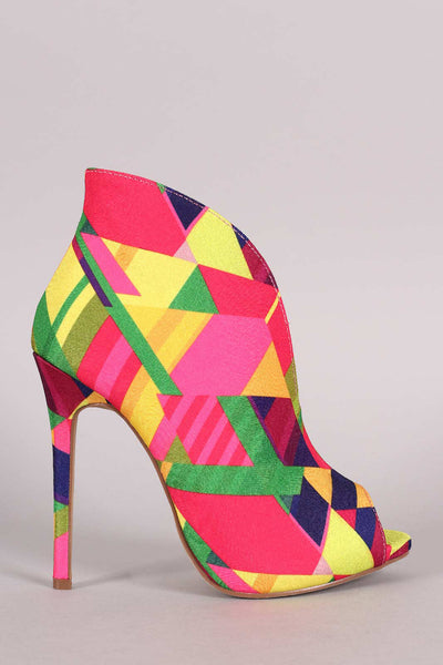 multi color booties