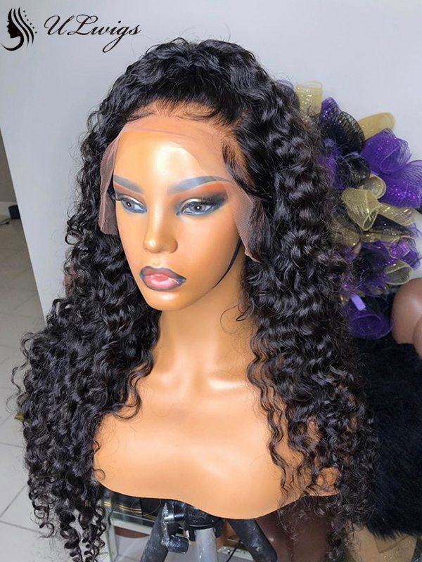 lace frontal half up half down