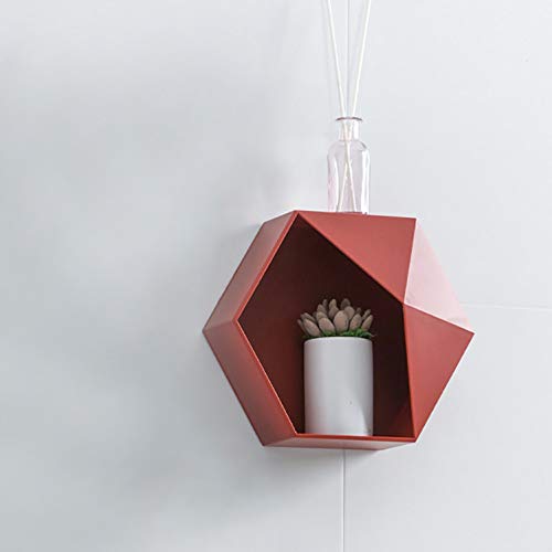 The Puller Living Room Wall-Mounted Geometric Punch-Free Wall Decoration Bathroom Shelf Home & Garden Housekeeping & Organizers Christmas for Faclot