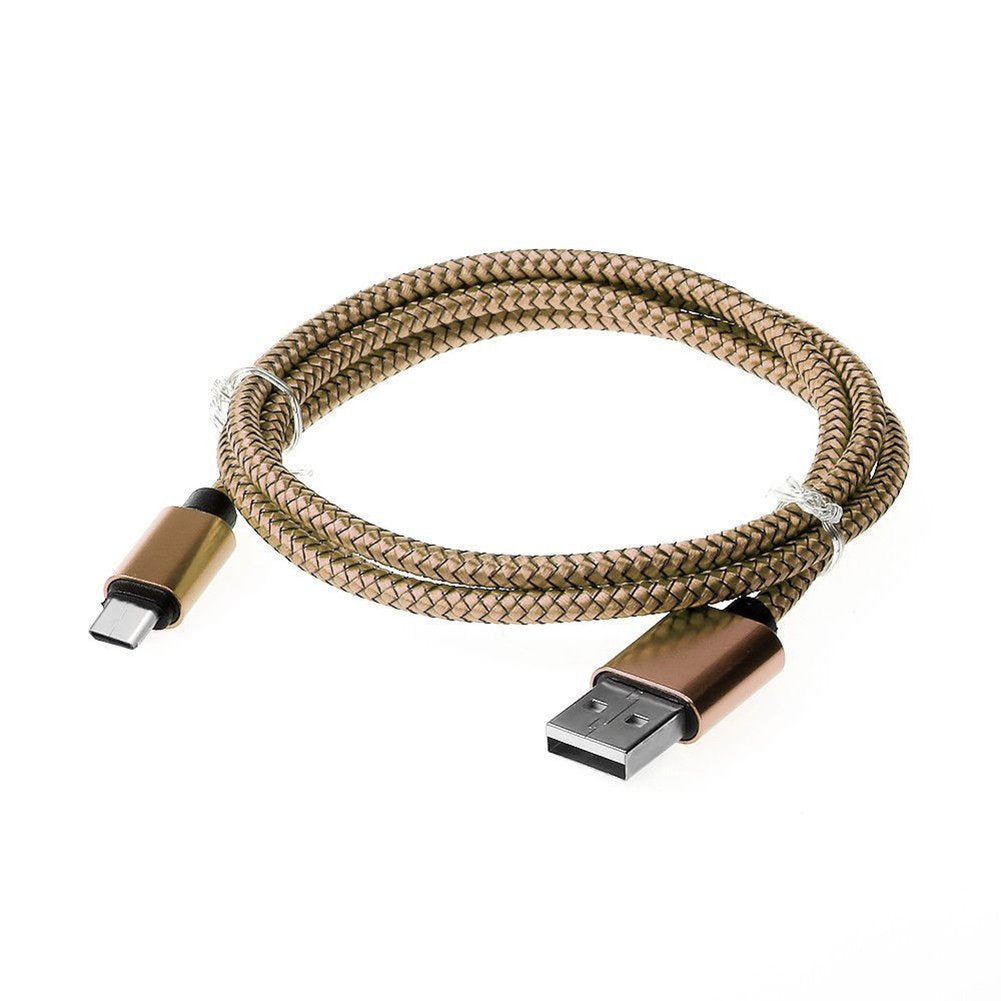 shlutesoy USB c Data Cable USB 3.1 Type C Data Charger Fast Charging Cable Rose Red 3 Meter