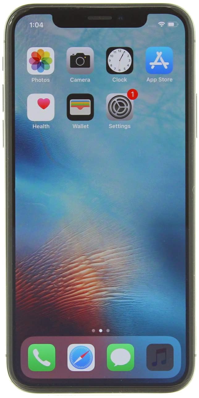 Apple Iphone X, 256GB, Space Gray - Fully Unlocked (Renewed)