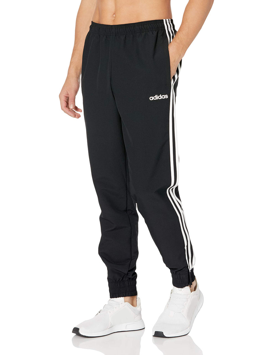 adidas 3 stripe woven joggers