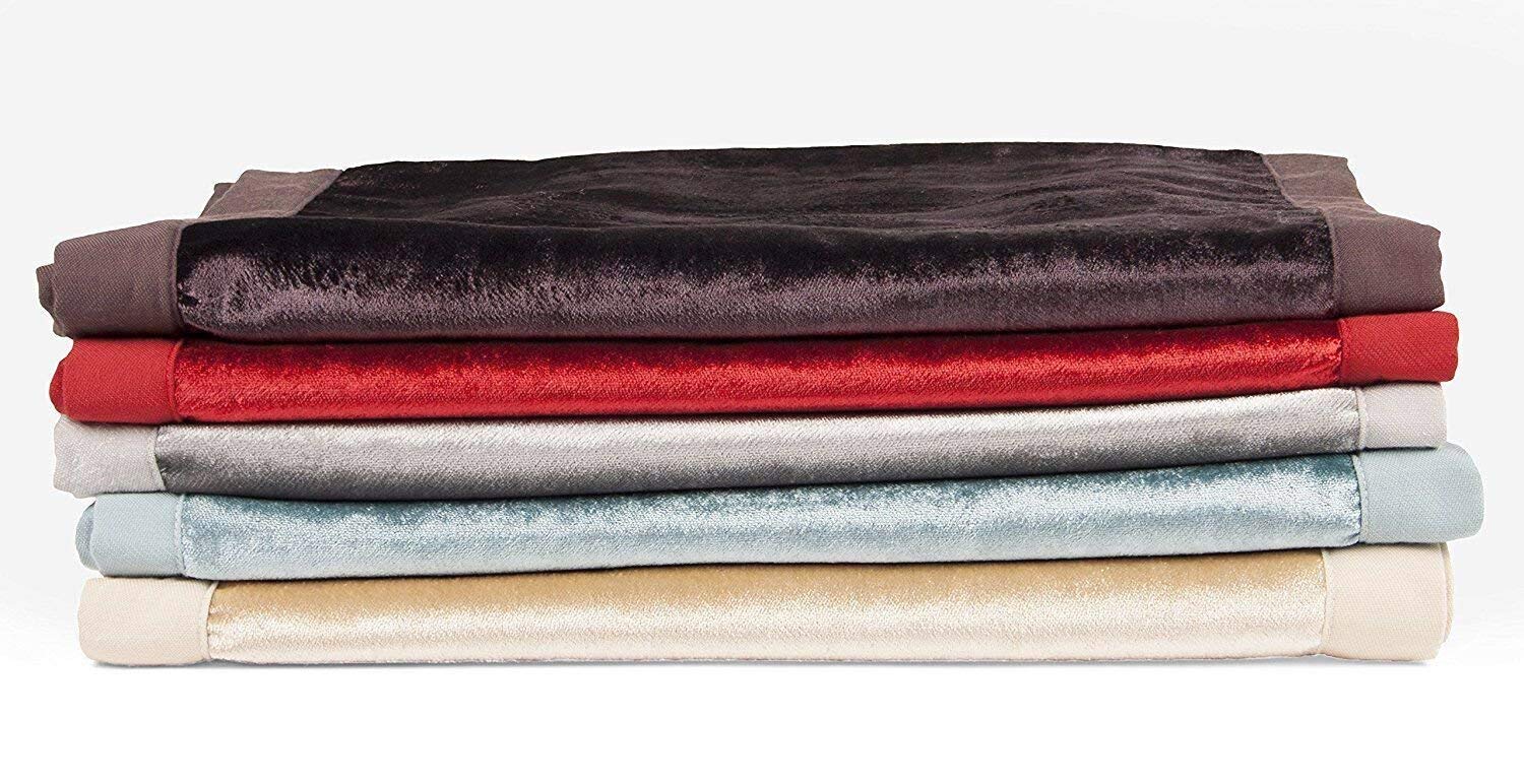 McAlister Textiles Shiny Velvet Throw | 51