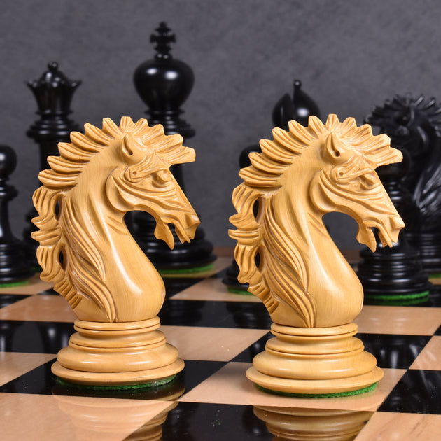 Popular Staunton Sheesham Wood Chess Set Pieces 3" Weighted 4Queens HouseofChess 