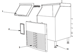 Manitowoc Undercounter Bin Door