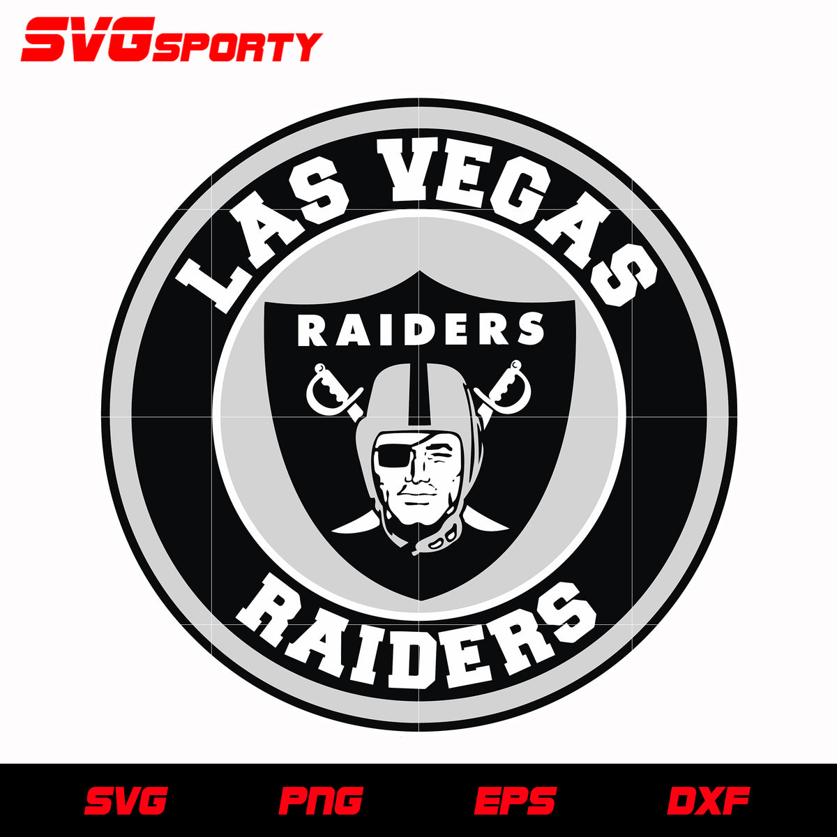 Las Vegas Raiders Circle Logo Svg Nfl Svg Eps Dxf Png Digital Fil Svg Sporty