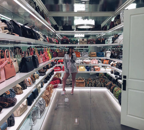 Kylie Jenner Has So Many Purses They Literally Have Their Own