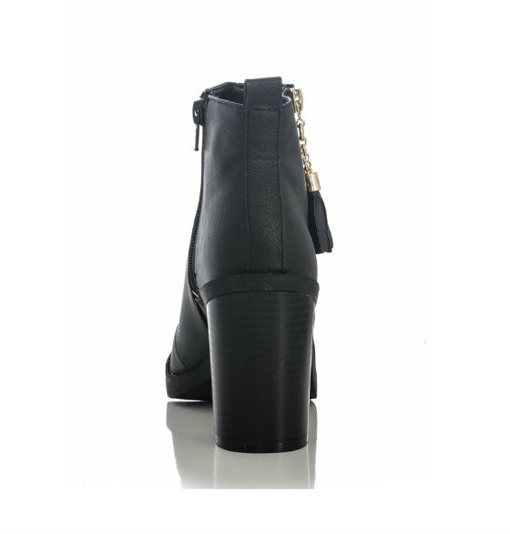 LYDC Black Diamante Sparkle Platform Shoes - Bag Envy