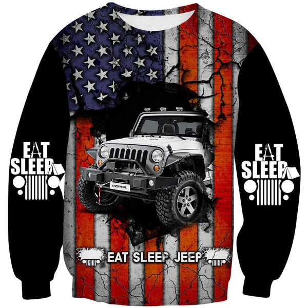 JEEP]☆23FW☆Jeep Napping Loose Fit Wagoneer Sweatshirt (JEEP