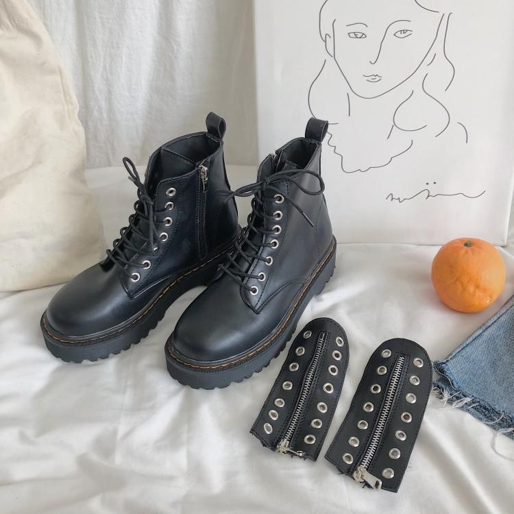 dr martens platform zip