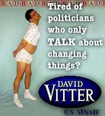 David Vitter, Infidelity, Lies, perversity, sexual role playing