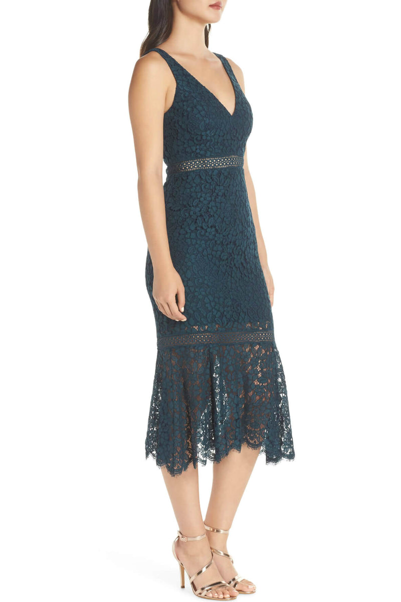 bardot sienna trumpet dress