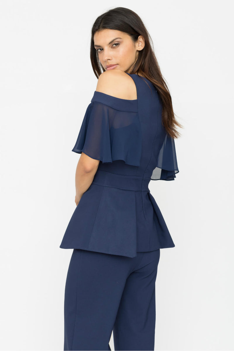 stretch peplum top