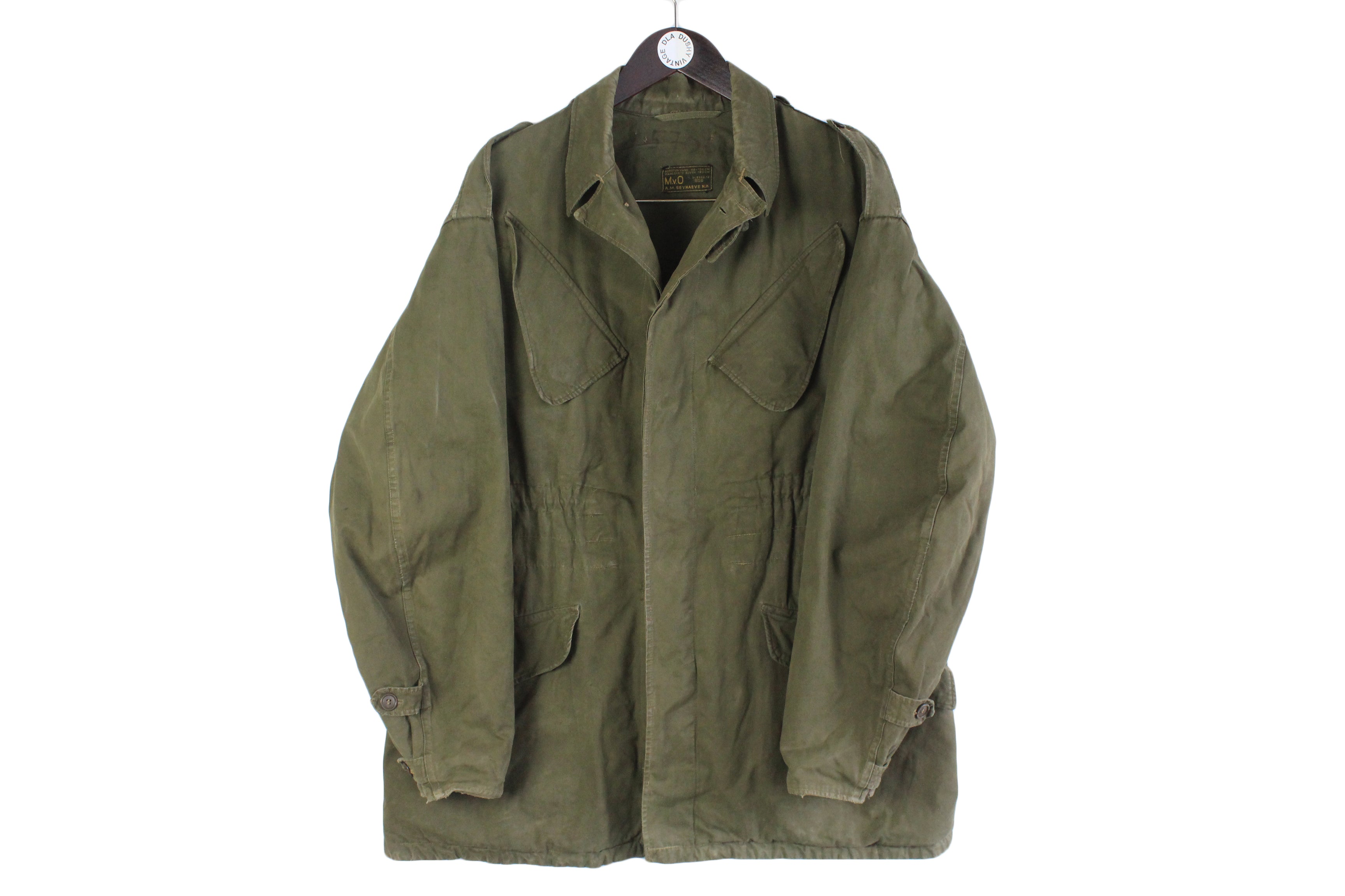 80s Belgian military twill jacket 人気商品は 64.0%OFF