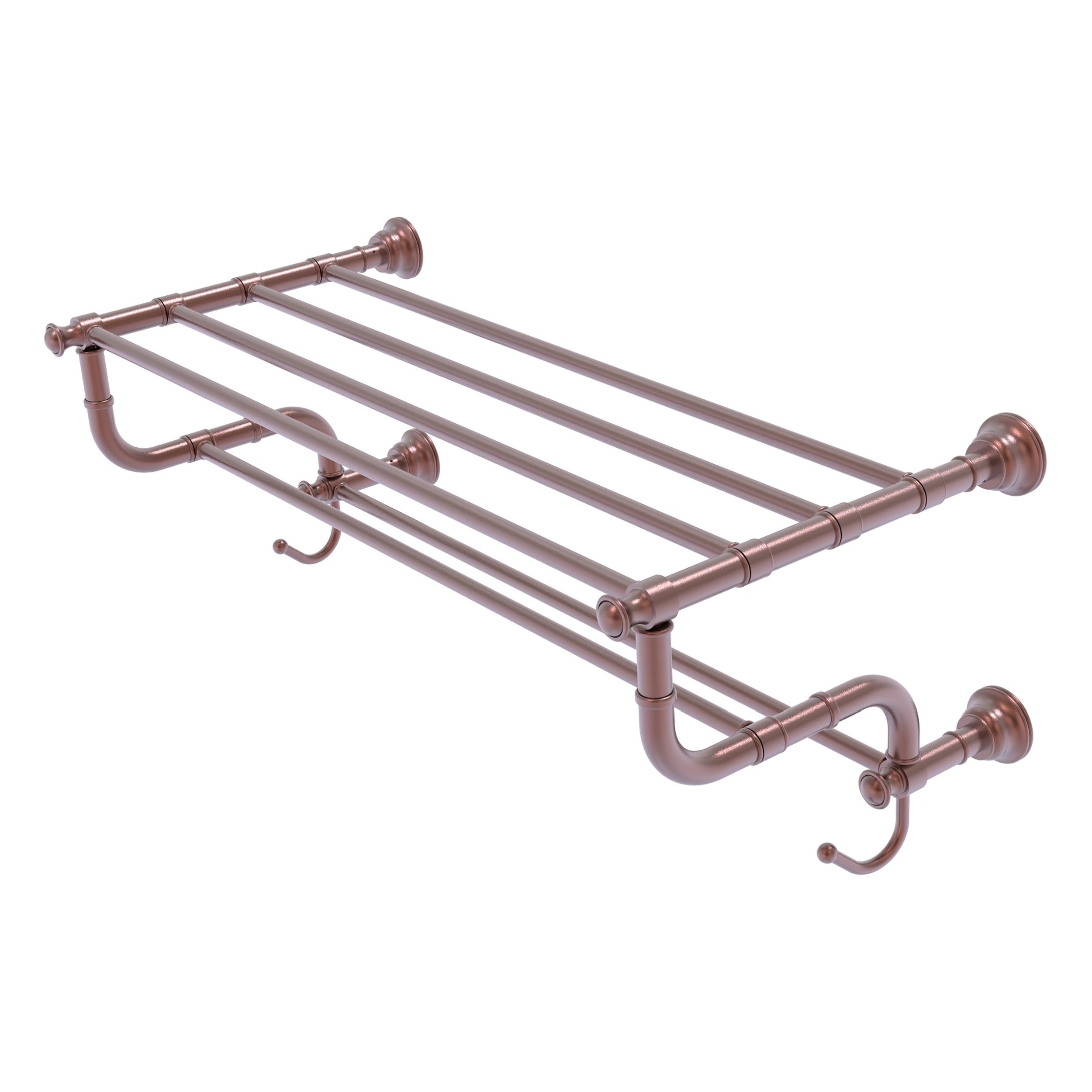 現品 輸入専門CLEARS SHOPAllied Brass P1000-2TB 22-GAL-PNI P 1000 Tb Gal Inch  Gallery Double Towel Bar Glass Shelf, 22 Inch, Polished Nickel