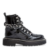 Army black patent leather boots