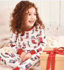 HATLEY HOLIDAY FOOTED ROMPER ORGANIC COTTON