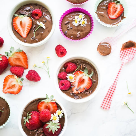 Raw Vegan Mushroom Chocolate Mousse