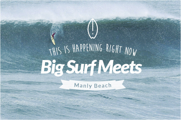 This-is-Happening-Right-Now-Big-Surf-Meets-Manly-Beach | Benny's Boardroom