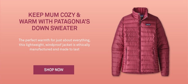 Shop Patagonia Women's Down Sweater Jacket in Star Pink | Benny's Boardroom