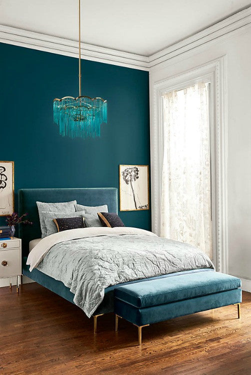 Velvet Bed from Anthropologie