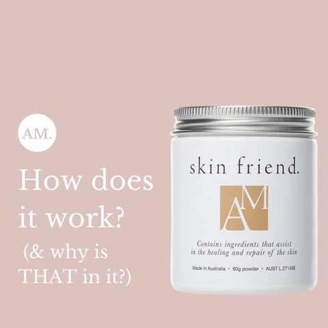 Skin Friend AM ingredients for eczema