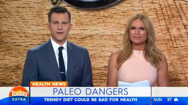 David and Sonia from Today Extra, Paleo Breaking News
